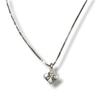 Necklace Gianni Pace Woman in White Gold Diamante DB003